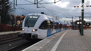 Compilatie De NIEUWE TREINEN van Arriva op station Zutphen  Treinspotter Zutphen [upl. by Aihseuqal543]