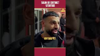 Mo Salah reveals all about CRAZY contract situation liverpool lfc ynwa [upl. by Anazus]