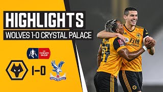 Traore with a left foot rocket Wolves 10 Crystal Palace  FA Cup Highlights [upl. by Gael]