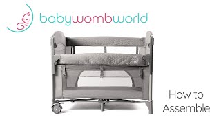 BabyWombWorld Bedside Sleeper How to Assemble [upl. by Chouest]