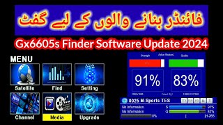 Satfinder Software for Gx6605s Hw203 With Zoom Signal New Update 2024 [upl. by Acirea]