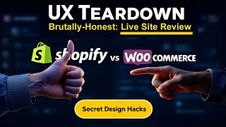 Shopify amp WooCommerce Live Site Teardown Brutally Honest UX Review amp Secret Design Hacks 💡 [upl. by Ferd719]