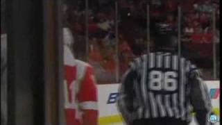 Johan Franzen Rips Out Patrick Kanes Mouthguard [upl. by Marja]