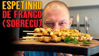 COMO FAZER ESPETINHO DE SAMBIQUIRASOBRECU  Corte Incrível e Barato do Frango  Chef Daniel Magri [upl. by Amiel179]