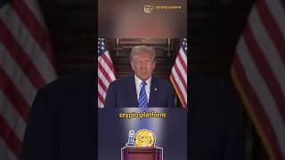 Trump is about to launch his own crypto project shorts cryptocurrency [upl. by Barton]