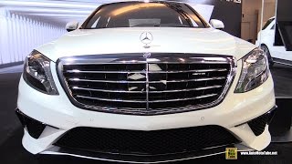 2015 MercedesBenz SClass S63 AMG 4Matic  Exterior Interior Walkaround  2015 Montreal Auto Show [upl. by Lanta]