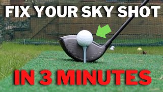 NEVER SKY YOUR DRIVER AGAIN  3 MINUTE FIX [upl. by Goldi257]