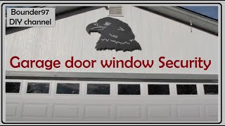 security garage door windows [upl. by Suirradal723]