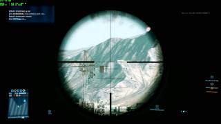 Battlefield 3 1868 meter headshot first legit headshot past 18KM [upl. by Nivla43]