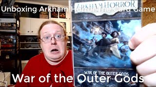 Unboxing Arkham Horror The Card Game War of the Outer Gods [upl. by Aieka]