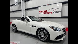 2018 MercedesSOLDSOLDSOLDBenz SLC 300 Roadster AMG package Airscarf GlassRoof Auto with 32k kms [upl. by Adneral865]