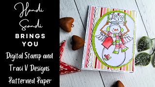 Digital Stamp and tracivdesigns Patterned Paper [upl. by Onibas]