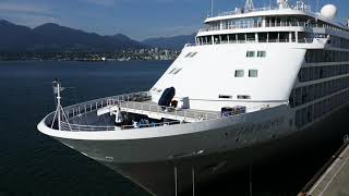 quotSilver Whisper  Silversea Cruisesquot Sail Away [upl. by Ahsinnor298]