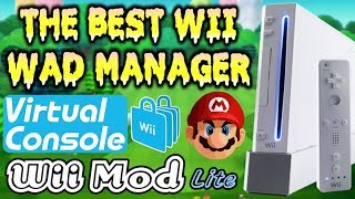 Setup WiiMod Lite WAD Manager Install Virtual Console Games amp WADS [upl. by Carrelli]