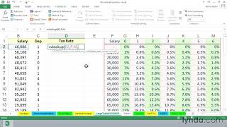 Excel Tutorial  Using VLOOKUP with large tables [upl. by Nnyltiak331]