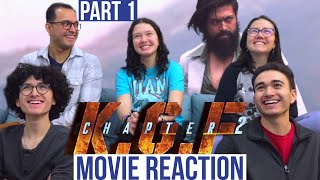 KGF Chapter 2 Movie Reaction  Part 1  Yash  MaJeliv Reactions  Emperor of El Dorado [upl. by Stolzer829]