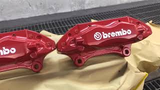 Refurbish Honda dc5 bembo brakes back to original Update on mk2 escortRX8 restoration update [upl. by Bari213]