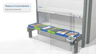 Höchste Lagerverdichtung mit dem Kardex Remstar Shuttle XP [upl. by Ahsatam]