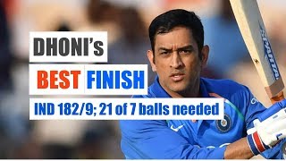 DHONIS BEST FINISH EVER [upl. by Ahsaele]