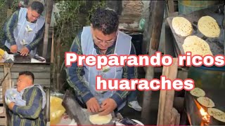 Preparando ricos huaraches tomen nota 👌 [upl. by Ivgnout]