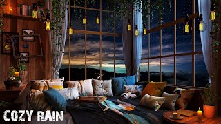 You Will Fall Asleep with Rain on Window  Gentle Rain Sounds for Sleeping Problems Insomnia [upl. by Sharla]