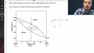 Using the lever rule in a phase diagram to determine phase fraction [upl. by Tiffy393]