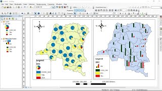 ArcGIS  Créer des cartes avec des symboles proportionés et gradués [upl. by Gareri]