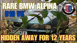 WE BOUGHT A VERY RARE ABANDONED BMW ALPINA B10 V8 [upl. by Nylyaj]