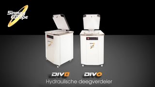 Hydraulische Deegverdeler  Divo  Sinmag Europe  Bakkerijmachines voor Ambachtelijk Bakken [upl. by Nilesoy]