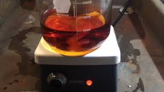 Dissolving tannic acid to make a 10 solution [upl. by Notnad]