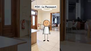 Le Passeport 📕 antoinebordes video france animation viralvideo [upl. by Atniuqal844]