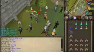 fuzzy002005 pvp vid 115m loot D claws PK [upl. by Avin]