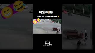 G A M E R 😀 REAL life free fire 😂freefire viralvideo viralshorts funny public [upl. by Ainit]