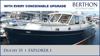 OFF MARKET Duchy 35 EXPLORER 1 with Hugh Rayner  Yacht for Sale  Berthon International [upl. by Elvira]