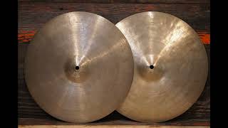 Zildjian 14quot K Istanbul 1950s HiHat Cymbals  755765g [upl. by Kacy]