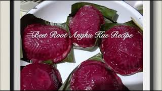 Beetroot Ang ku Kue Recipe [upl. by Bond325]