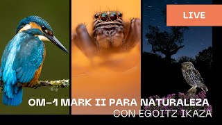 Spanish  OM1 MARK II para fotografía de naturaleza con Egoitz Ikaza [upl. by Milburn305]