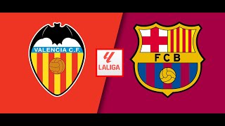 Valencia Vs Barcelona TV Channel La Liga [upl. by Ricca]