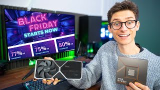 The BEST Gaming PC Builds amp Parts Deals In The BLACK FRIDAY Sale [upl. by Wylma]