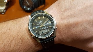 Casio Lineage LCWM100DSE1AER  unboxing try on and comparison [upl. by Ollehcram]