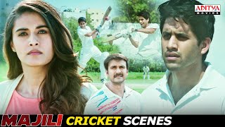 Majili Hindi Dubbed Movie Intense Cricket Scenes  Naga Chaitanya Samantha  Aditya Movies [upl. by Eimas]