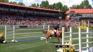 Spruce Meadows Moment  Jonathan Asselin amp Showgirl 2013 [upl. by Onifled]