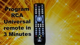 How to program your tv with rca universal remote [upl. by Pansy]