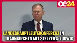 Landeshauptleutekonferenz in Traunkirchen mit Stelzer amp Ludwig [upl. by Natka]