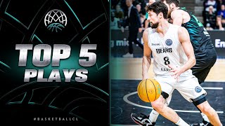 Top 5 Plays  Week 9  Basketball Champions League 202223 [upl. by Ahsinyd890]