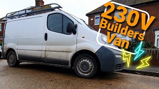 230V Set Up In A Builders Van  Simple Install [upl. by Airal]