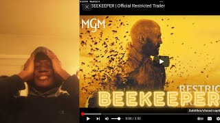 THE BEEKEEPER TRAILER REACTION [upl. by Nyliac]