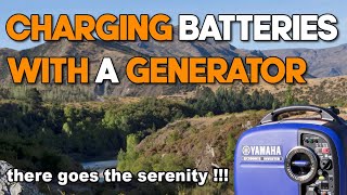 Using a generator to charge batteries [upl. by Sayers]