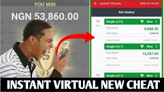 Sportybet Instant Virtual Cheats 2024  Predictions Today 💸🤑✅ [upl. by Amor]