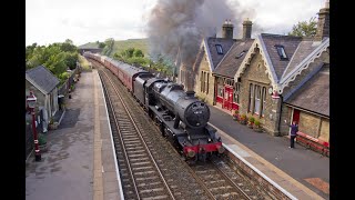 8f no48151 with a Statesman Rail tour The Fellsman  Wednesday 6th August 2014 [upl. by Eanram]